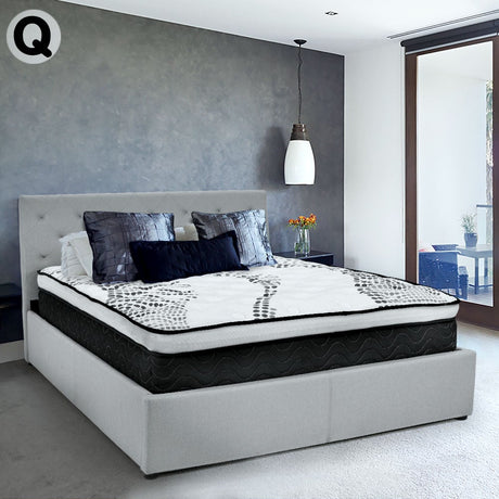 Laura Hill Luxury Euro Top 5-Zone Pocket Spring Mattress — 32cm — Allure Home Collections