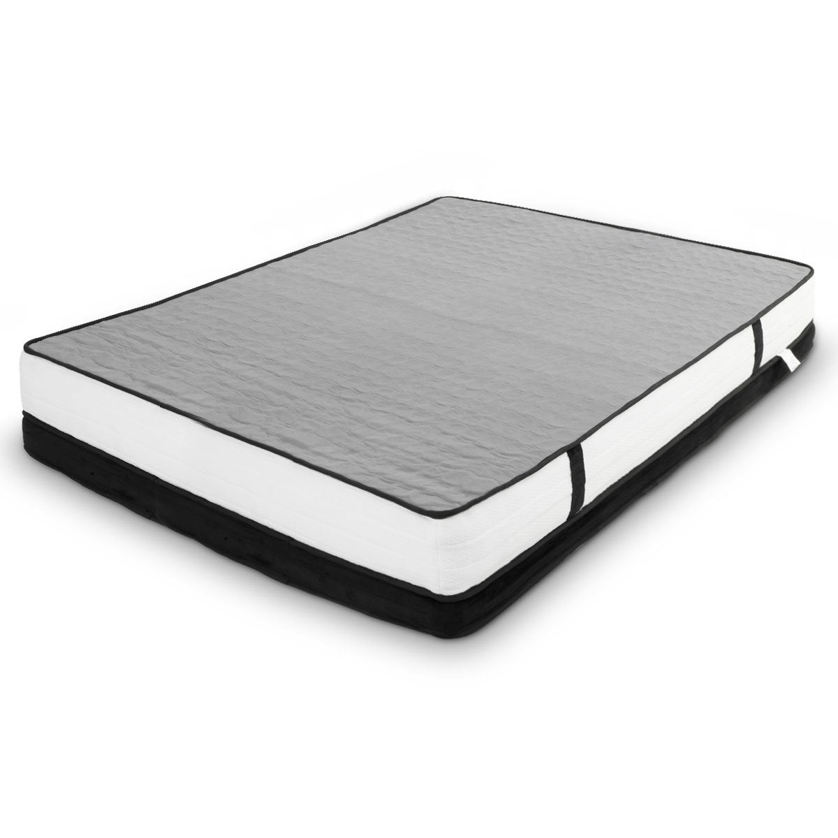 Medium euro top pocket spring mattress, 32cm queen