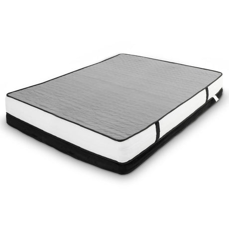 Medium euro top pocket spring mattress, 32cm queen