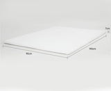 Laura Hill 7cm High-Density Foam Mattress Topper — Single — Allure Home Collections