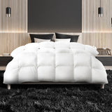 Laura Hill 500gsm Duck Down Feather Quilt Comforter — Queen, Cotton Cover — Allure Home Collections
