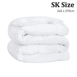 Laura Hill 700gsm Goose Down Feather Comforter Doona — Super King, Cotton Cover — Allure Home Collections