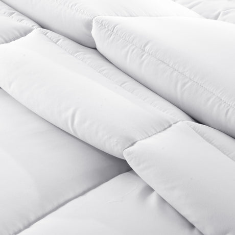 Laura Hill 700gsm Goose Down Feather Comforter Doona — Super King, Cotton Cover — Allure Home Collections