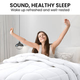 Laura Hill 700gsm Goose Down Feather Comforter Doona — Super King, Cotton Cover — Allure Home Collections
