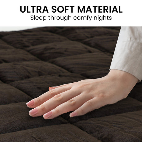 Laura Hill Luxurious Faux Mink Comforter