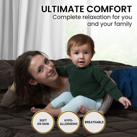Laura Hill Luxurious Faux Mink Comforter