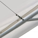 Diagram showing the 6 x 6 m dimensions of the replacement marquee roof