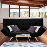Sarantino Brooklyn Faux Leather Sofa Bed