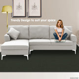 Torrevieja 3 Seater Corner Sofa, Light Grey