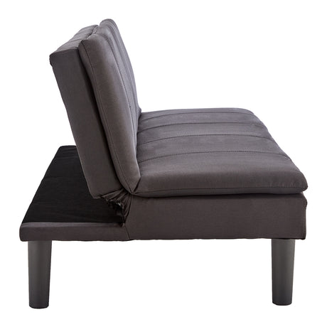Sarantino Modular 3 Seater Sofa Bed - Black