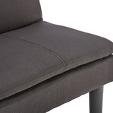Sarantino Modular 3 Seater Sofa Bed - Black