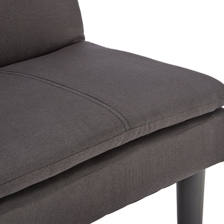Sarantino Modular 3 Seater Sofa Bed - Black