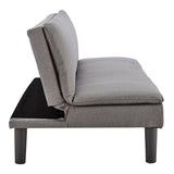 Sarantino Dark Grey 3 Seater Sofa Bed