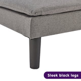 Sarantino Dark Grey 3 Seater Sofa Bed