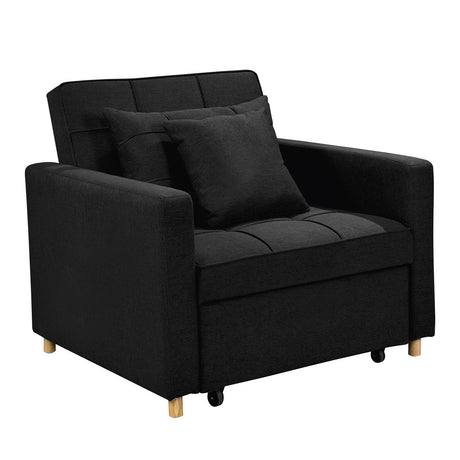 Sarantino Suri 3-in-1 Convertible Sofa Chair Bed in Grey Sarantino