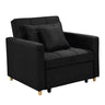 Sarantino Suri 3-in-1 Convertible Sofa Chair Bed in Grey Sarantino