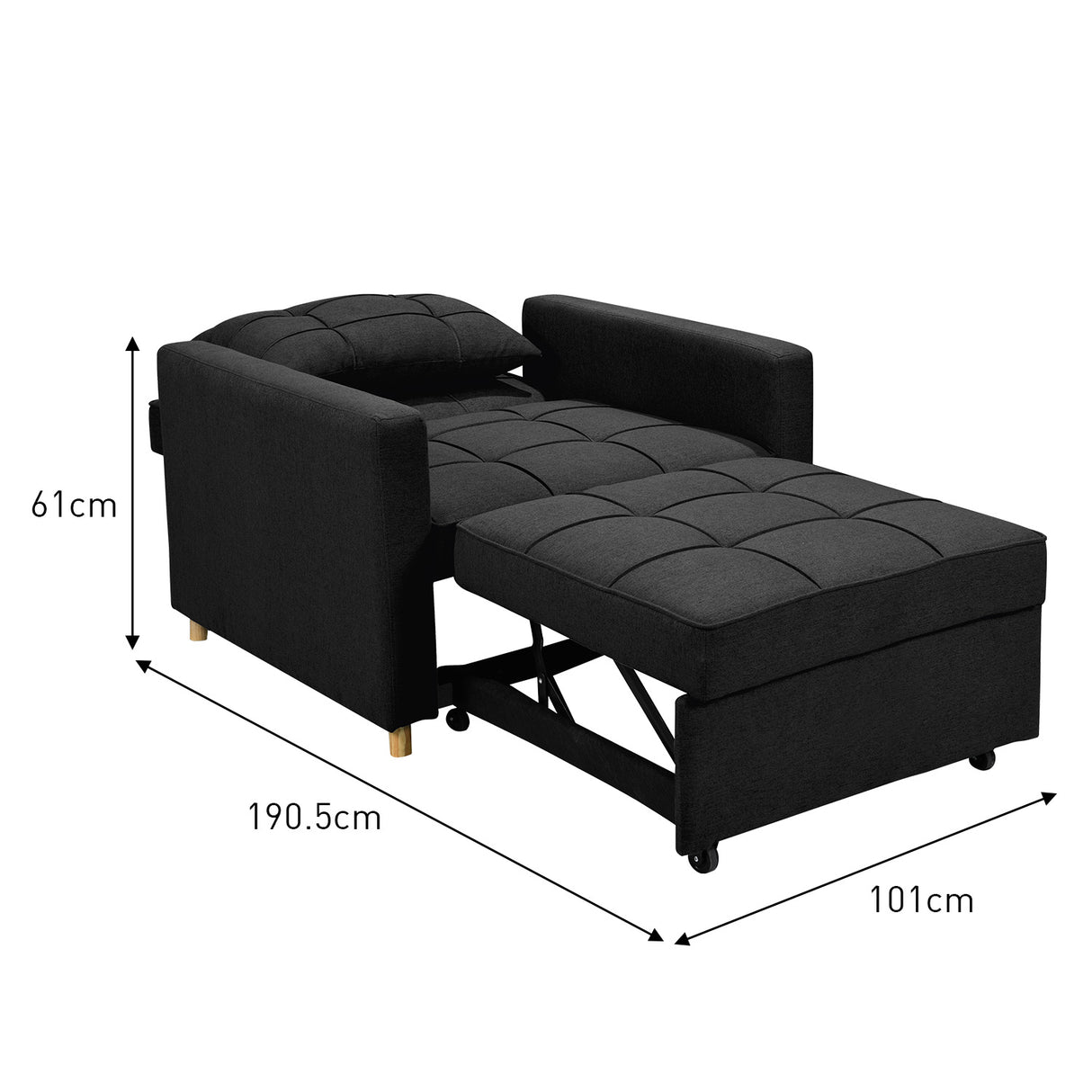 Santa Pola 1 Seater Sofa Bed
