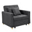 Sarantino Suri 3-in-1 Convertible Sofa Chair Bed in Grey Sarantino