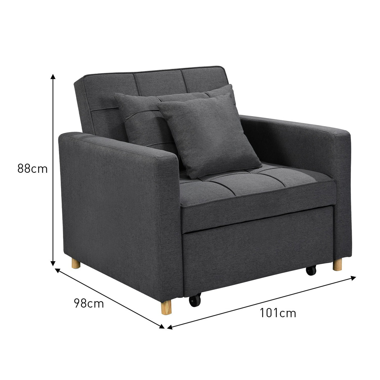 Santa Pola 1 Seater Sofa Bed