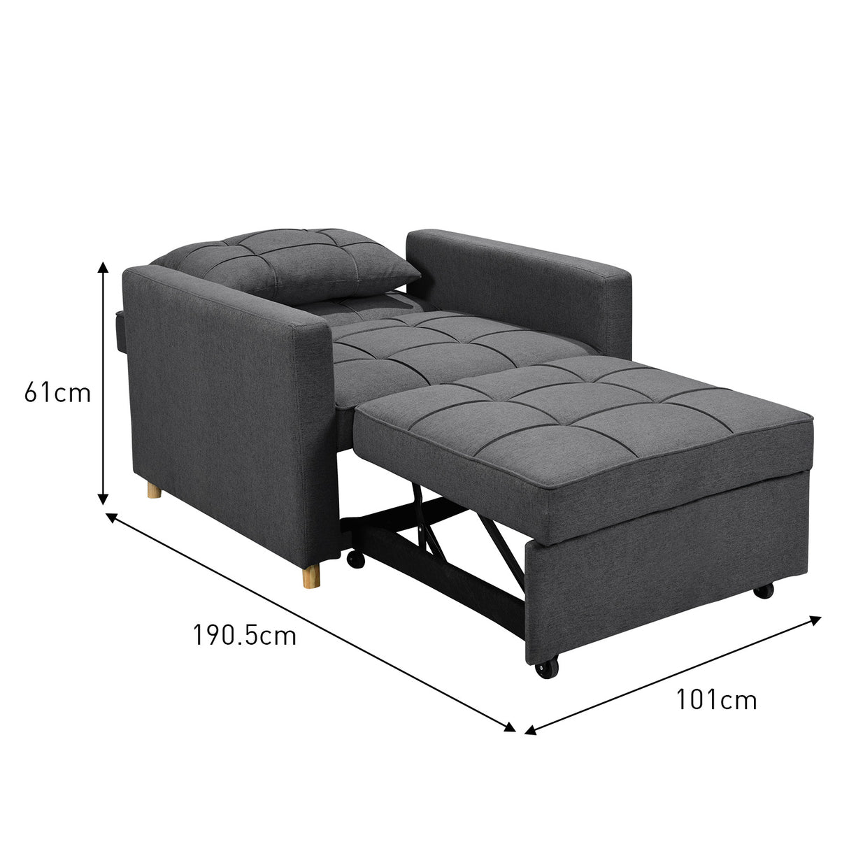 Santa Pola 1 Seater Sofa Bed