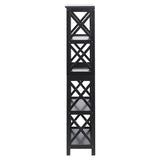 Sarantino Daphne 5-Tier Modern Bookshelf
