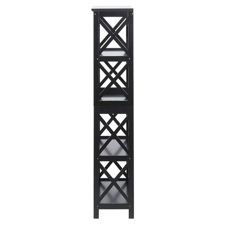 Sarantino Daphne 5-Tier Modern Bookshelf