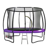 Lammermoor Round Trampoline with Enclosure and Ladder, 12ft