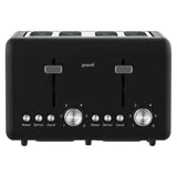 High lift lever raising toast from wide slot toaster
