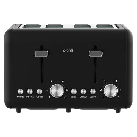 High lift lever raising toast from wide slot toaster