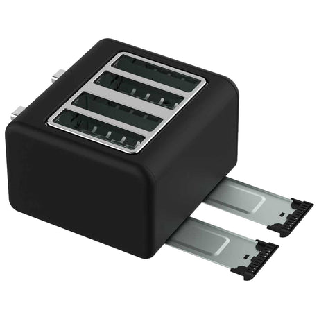 Cord and plug detail of 4 slice toaster with 78 cm lead