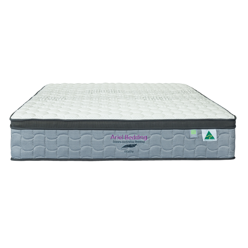 Vitality medium firm 5 zone pocket spring mattress, 32cm queen