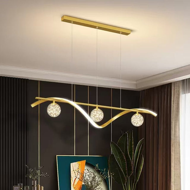 Luxury Hand Blown Glass LED Pendant Light