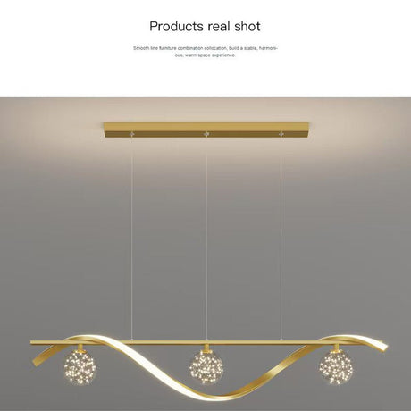 Luxury Hand Blown Glass LED Pendant Light