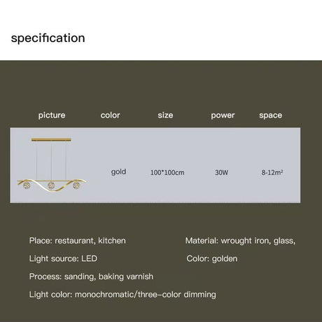 Luxury Hand Blown Glass LED Pendant Light