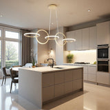 BAMDECOR A180 Nordic Golden Circles Pendant Light — 120cm — Allure Home Collections