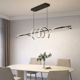 BAMDECOR A202 Dimmable LED Linear Pendant Light in Black — 1.8m — Allure Home Collections