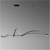 BAMDECOR A210 Dimmable LED Linear Pendant Light in Black — 150cm — Allure Home Collections