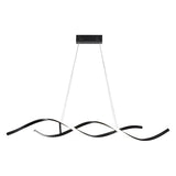 BAMDECOR A24122 Modern Minimalist Adjustable LED Pendant Light — Black — Allure Home Collections