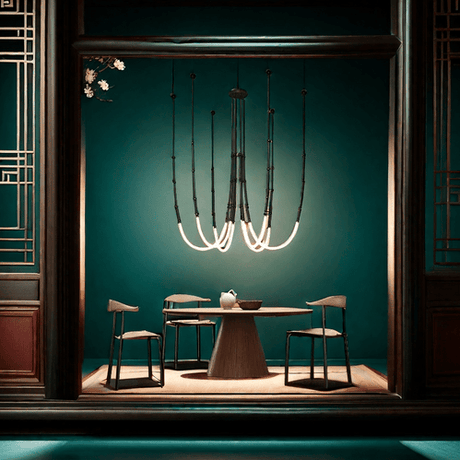 BAMDECOR Minimalistic Retro LED Pendant Light