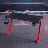 120cm RGB Gaming Desk with K-Shaped Legs