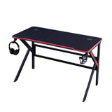 Macarthur Gaming Desk, Black 140cm