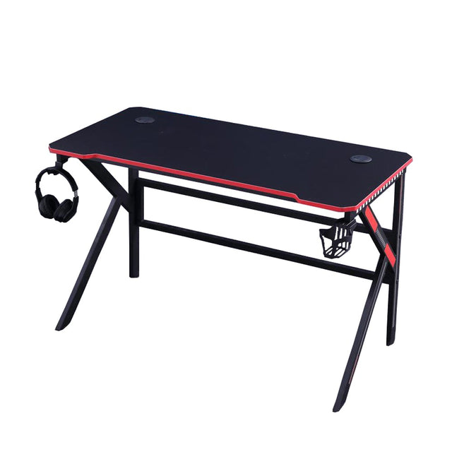 Macarthur Gaming Desk, Black 140cm