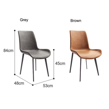 Roseworthy Dining Chair Grey Set of 2 view 2