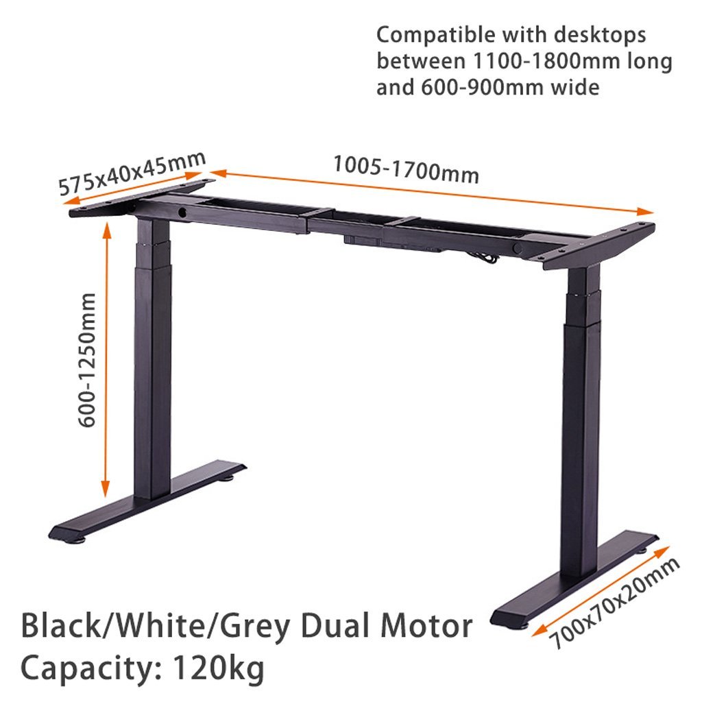 Allure Home Collections 160cm Height Adjustable Desk