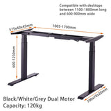 Allure Home Collections 160cm Height Adjustable Desk