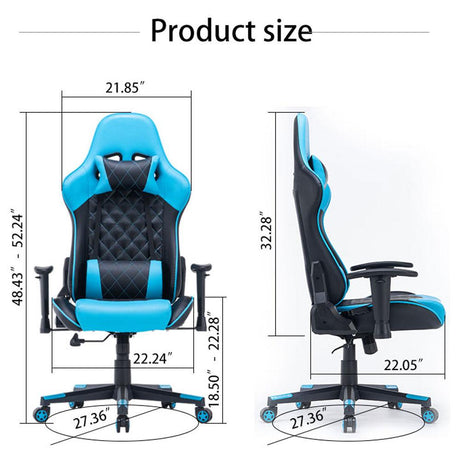 Ergonomic Black and Red Racing Gaming Chair