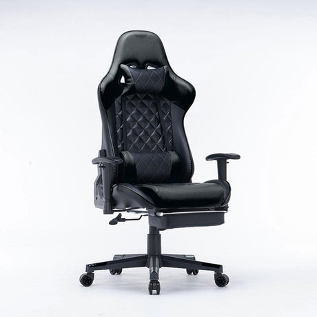 Amazingooh 165° Reclining Gaming Chair — Memory Foam, 3D Armrests, Footrest — Allure Home Collections
