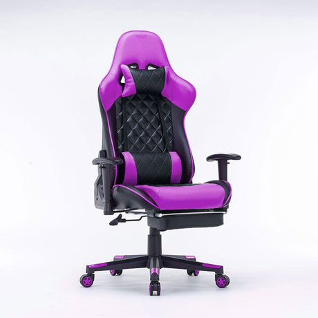 Amazingooh 165° Reclining Gaming Chair — Memory Foam, 3D Armrests, Footrest — Allure Home Collections