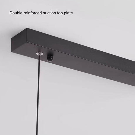 Modern Minimalist White Trapezoid LED Pendant Light 120cm