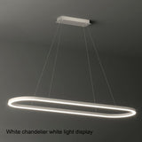 Modern Minimalist Oval Adjustable LED Chandelier